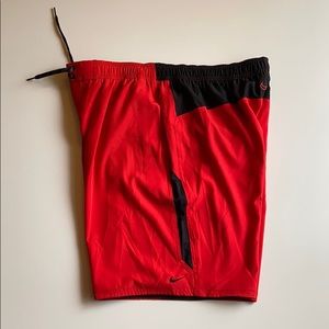 Nike Running Red Shorts